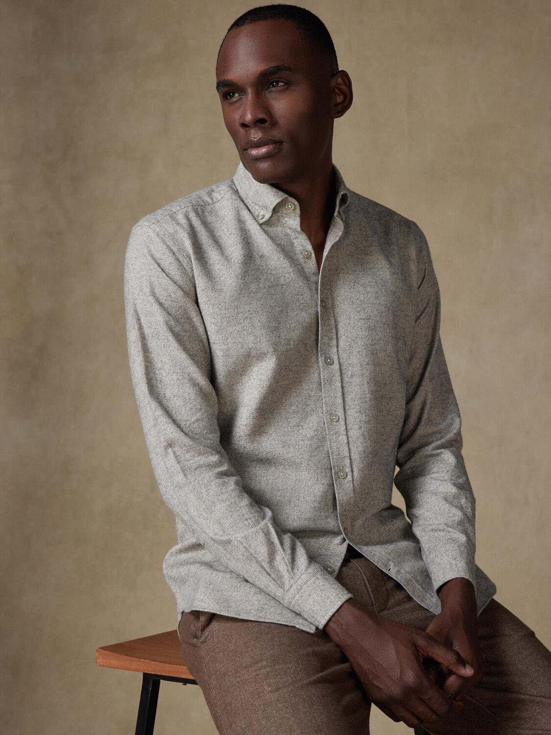 Bill FlanellHemd - Slim Fit - Button down Kragen