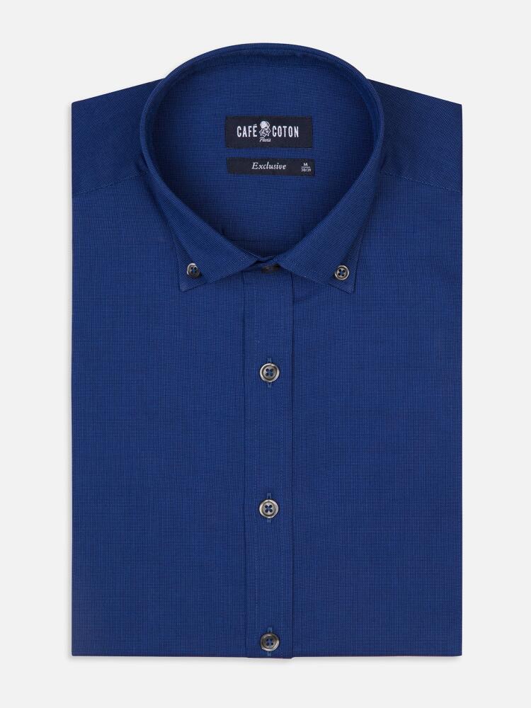 Bob grey fitted shirt - Buttoned collar