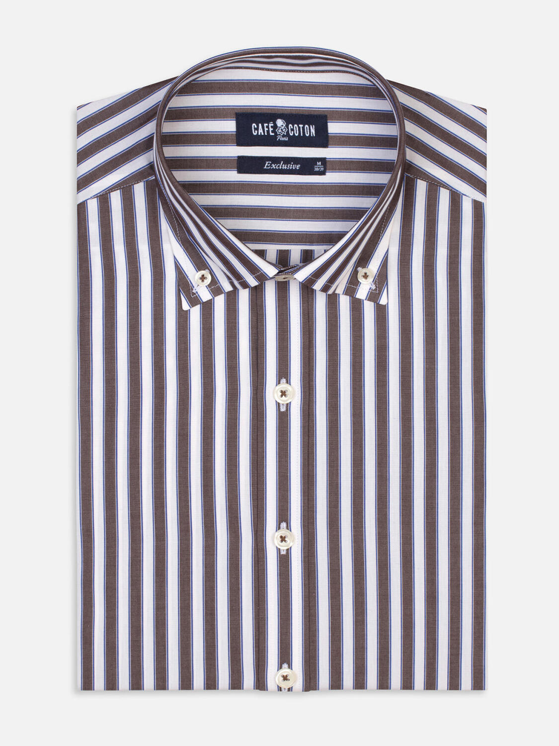 Tailliertes Hemd Carl - gekn&ouml;pfter Kragen