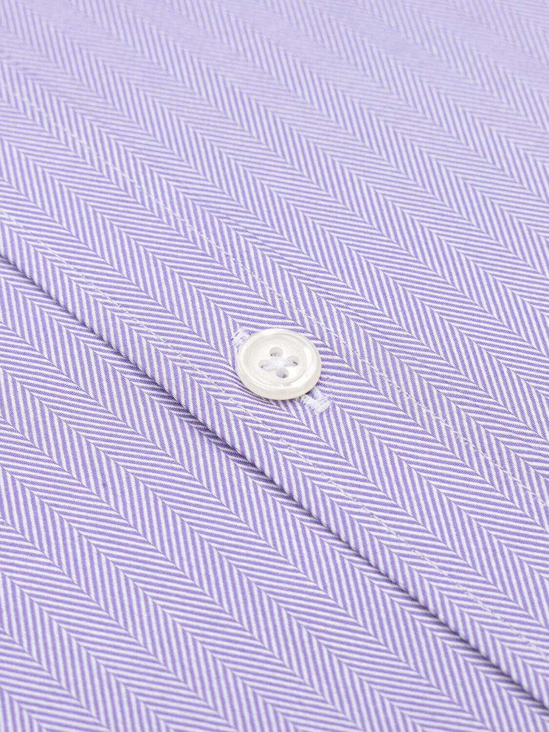 Button down Herringbone slim fit shirt - Lila