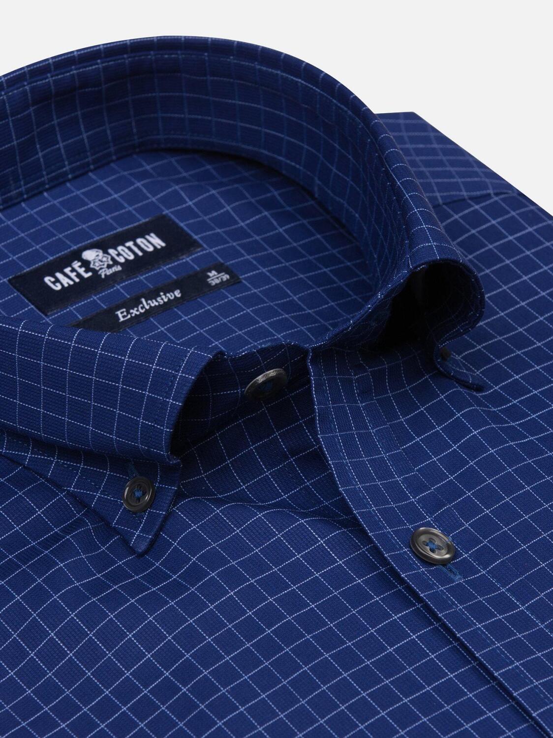 Camicia aderente Clyde - Collo abbottonato