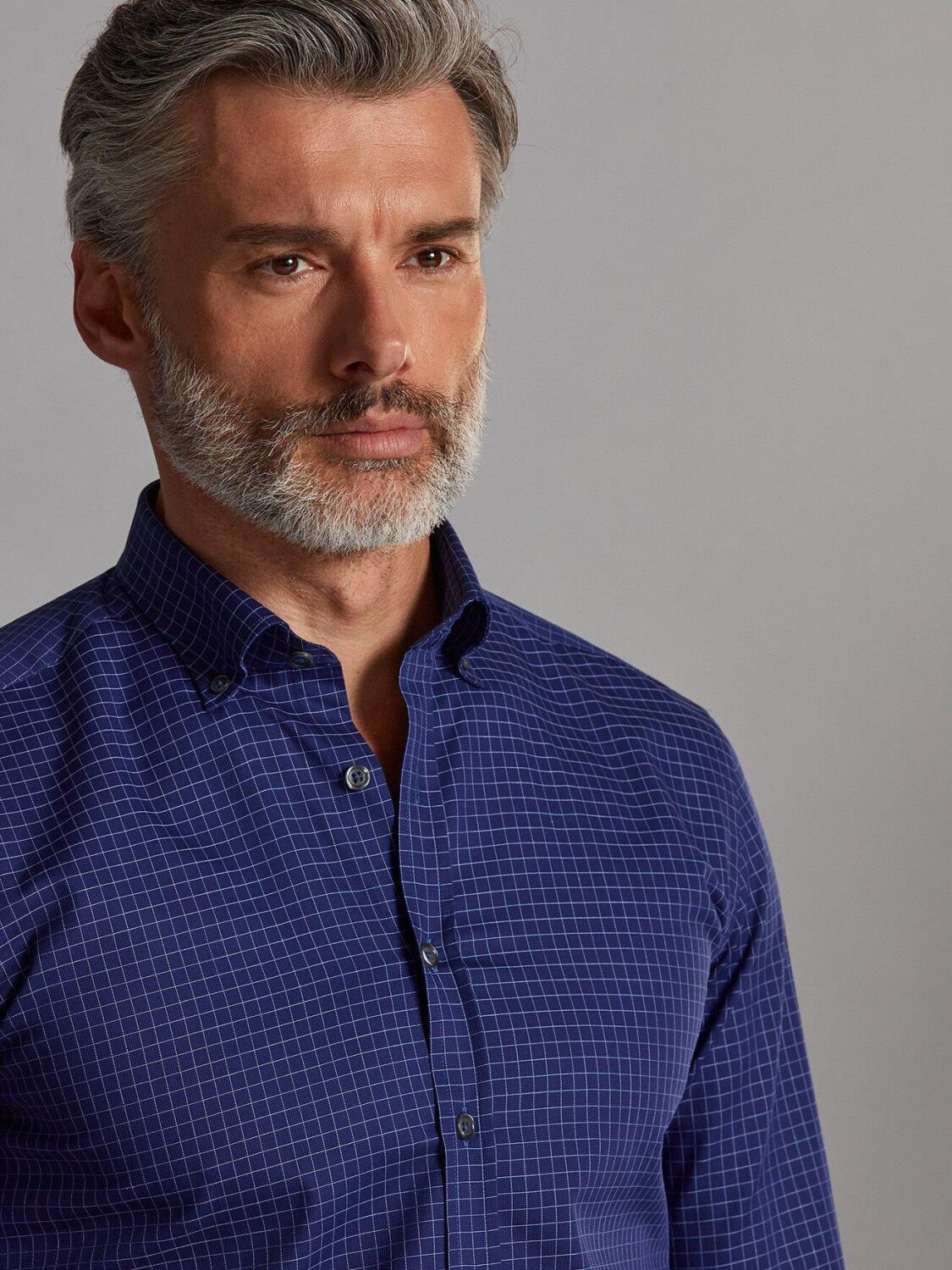 Camicia aderente Clyde - Collo abbottonato