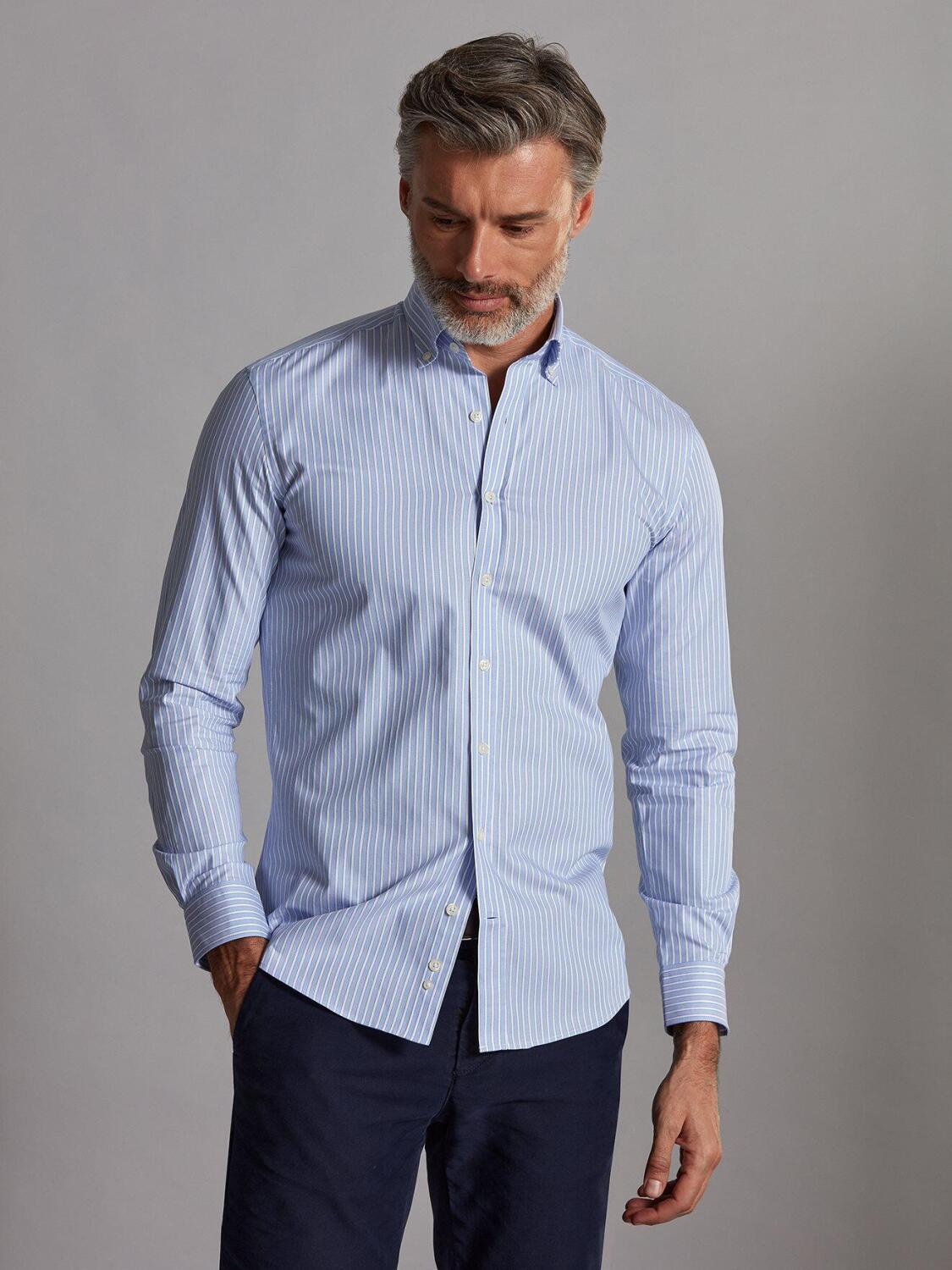 Camicia Colin a righe - Collo Abbottonato