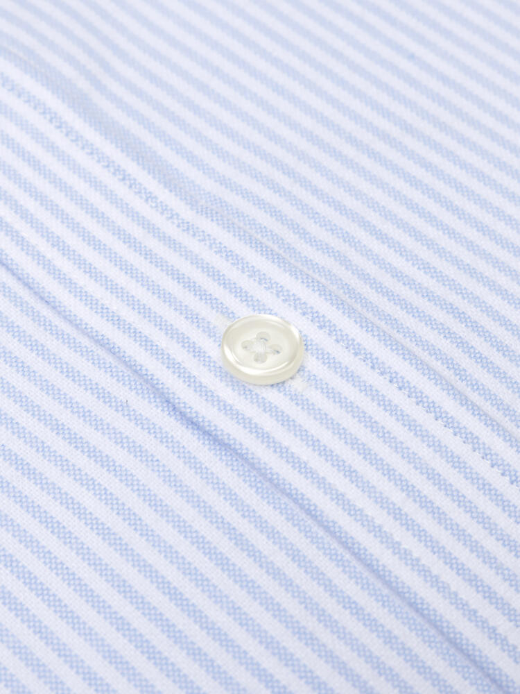 Grab sky brushed oxford slim fit shirt - Button-down collar