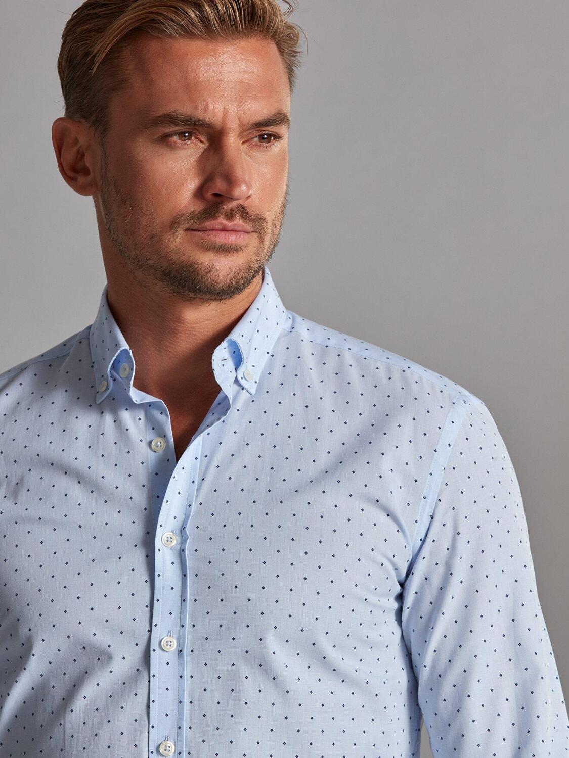 Grady tailliertes Hemd - Button-Down-Kragen