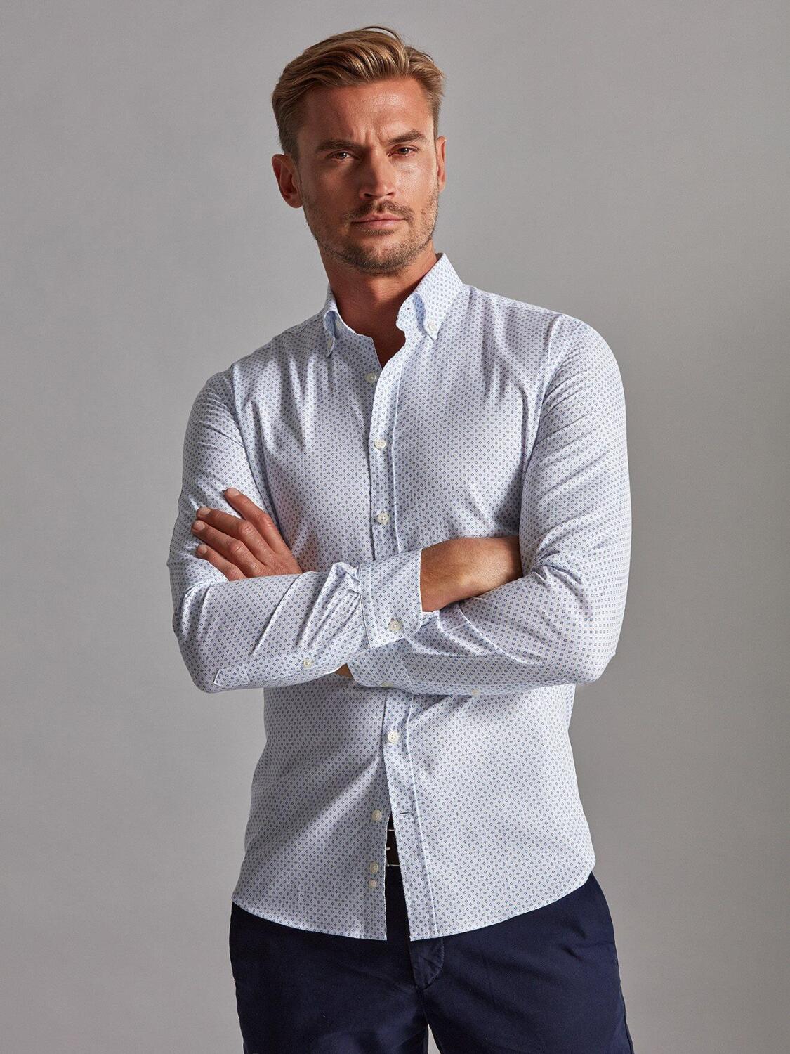 Tailliertes Hemd Grant - Button-Down-Kragen