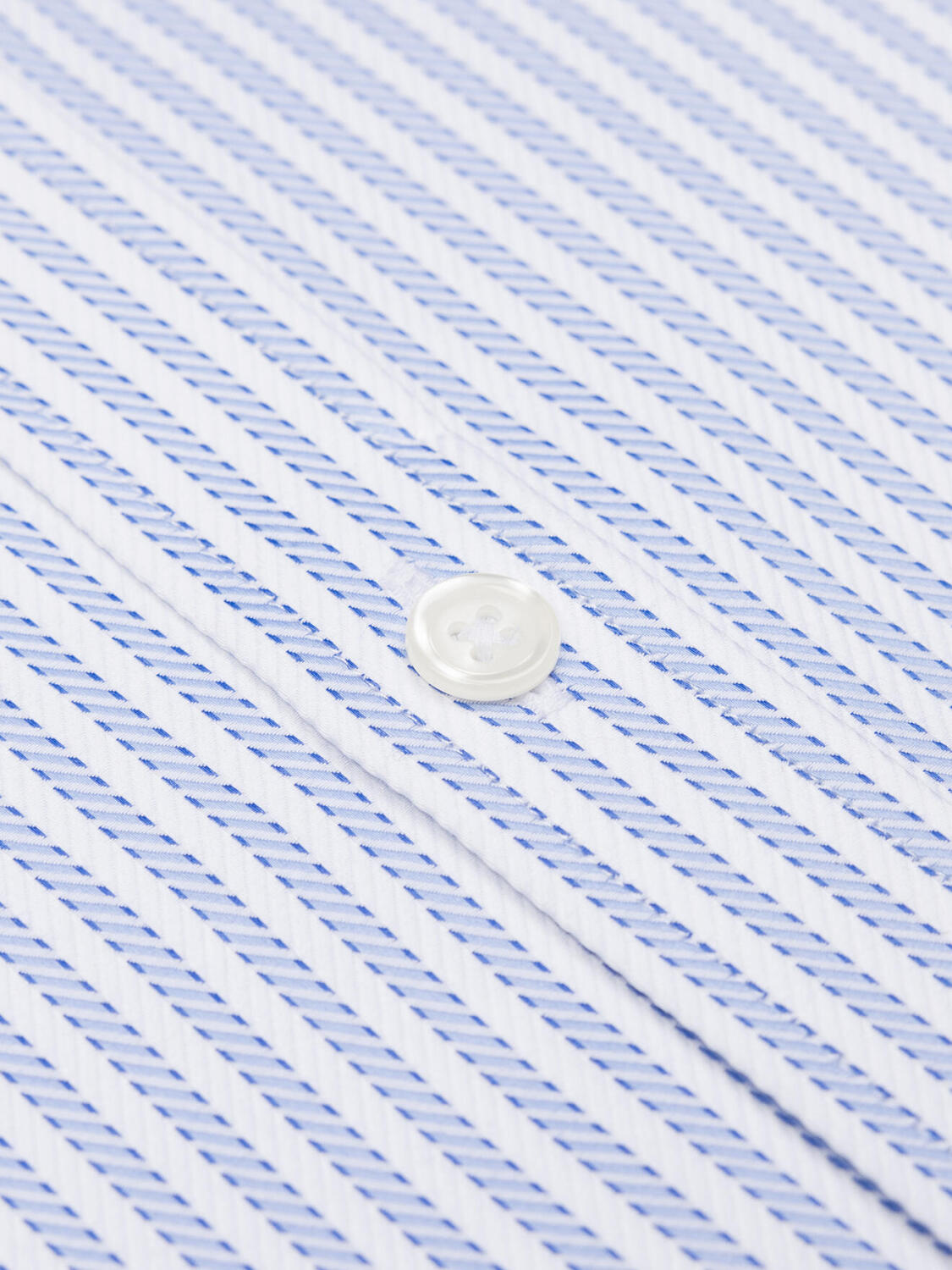 Hebert sky stripe slim fit shirt  - Button down collar