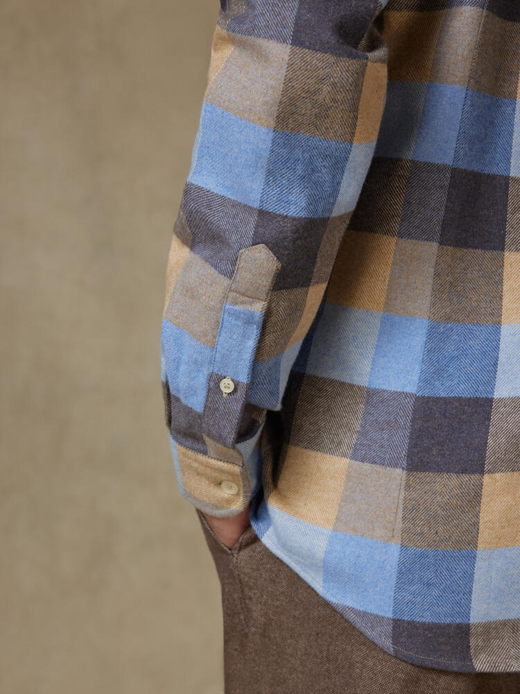 Howler flannel slim fit shirt - Button-down collar