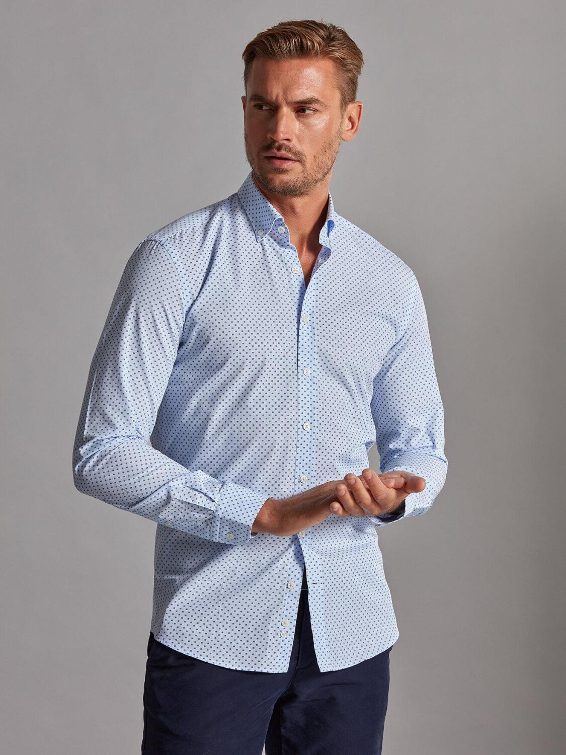 Tailliertes Hemd Irwin - Button-Down-Kragen