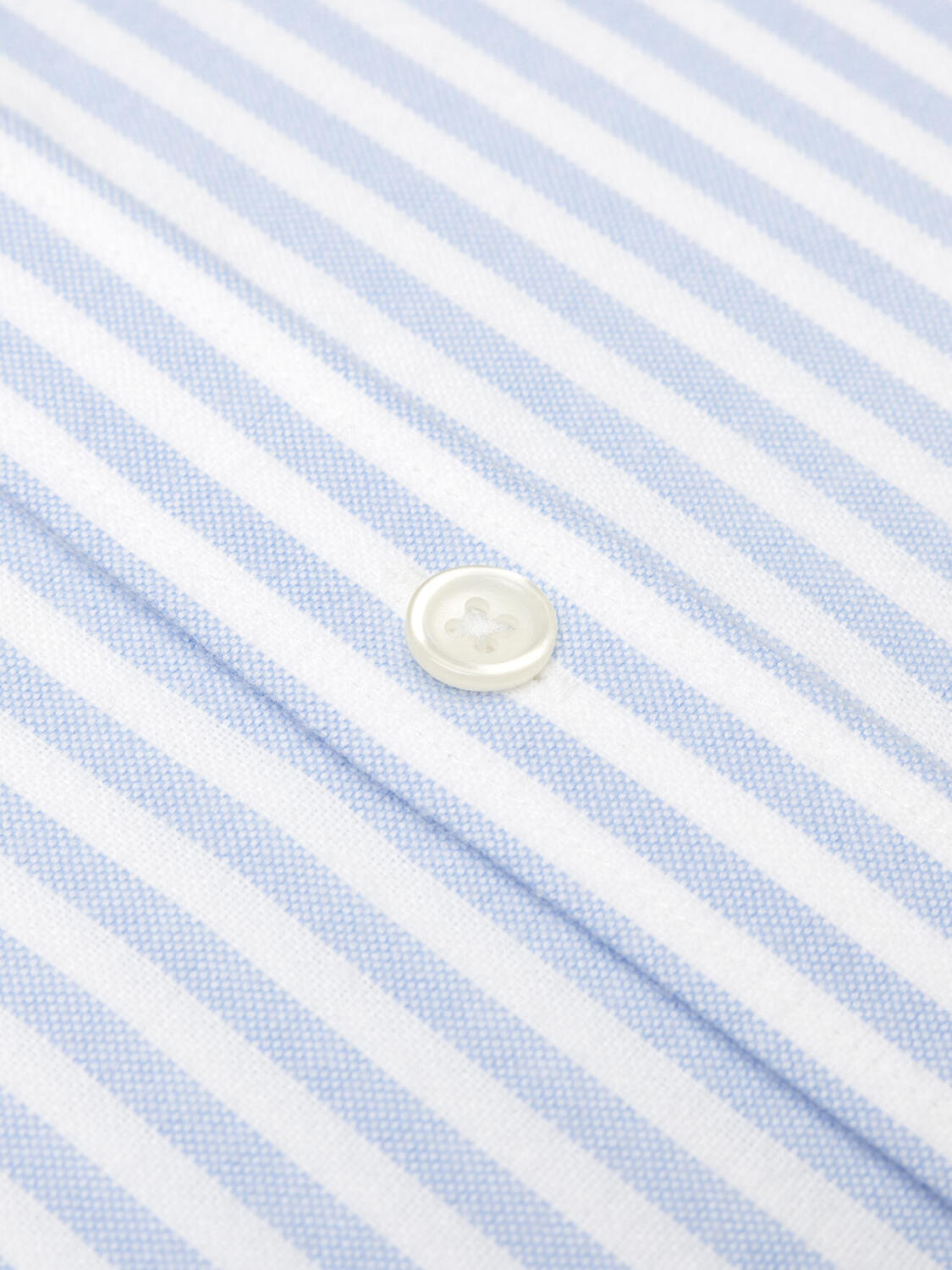 Jaylen sky brushed oxford slim fit shirt - Button-down collar