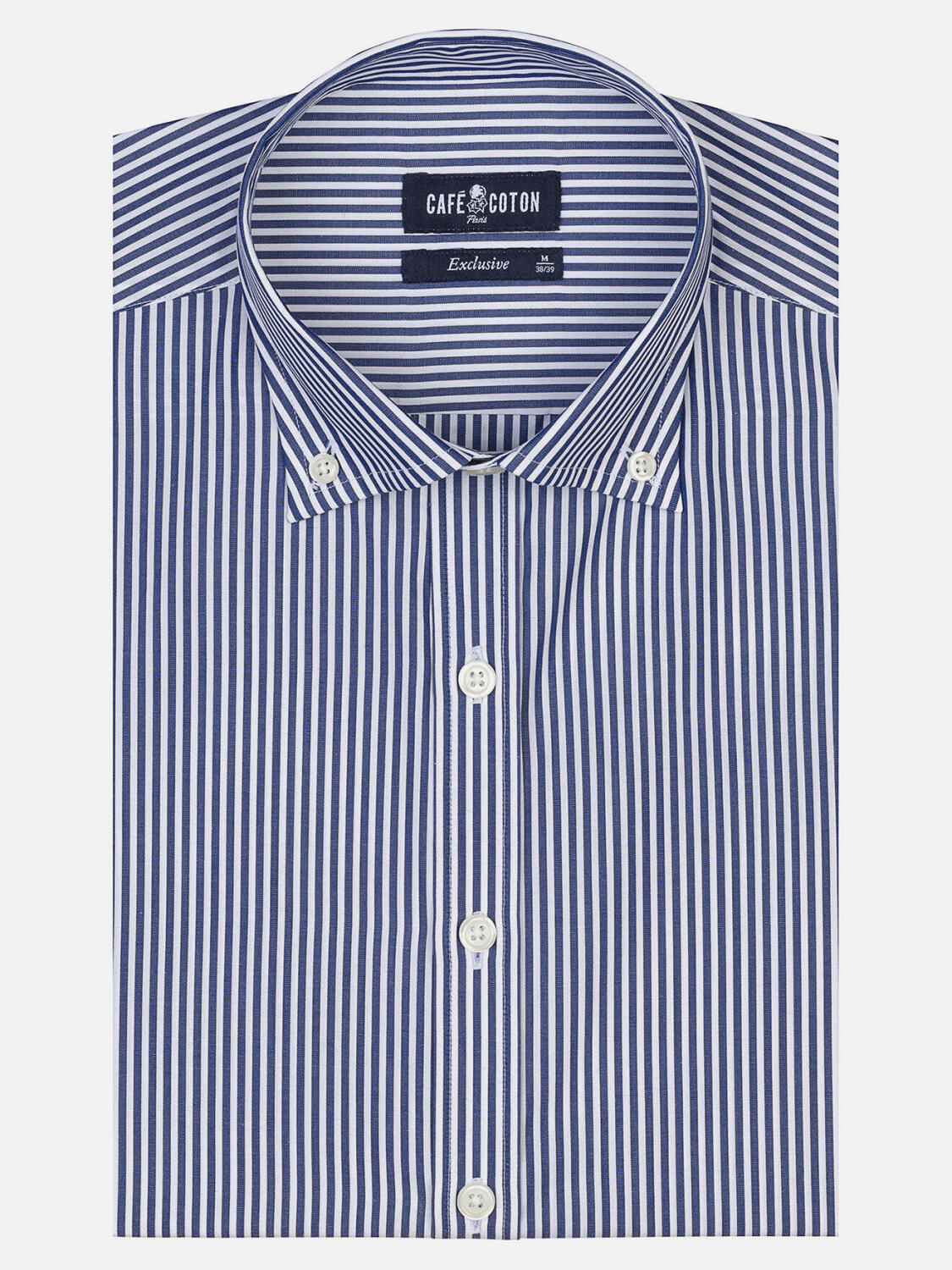 Tailliertes Hemd Jin - Button-Down-Kragen