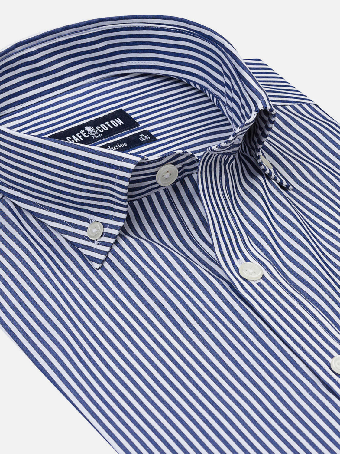 Tailliertes Hemd Jin - Button-Down-Kragen