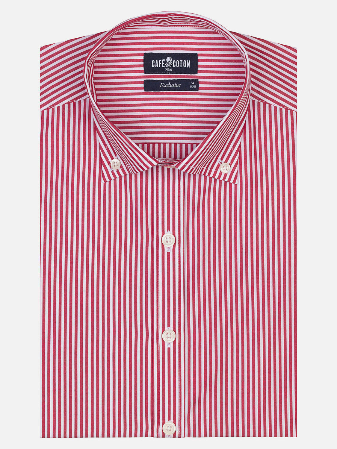 Tailliertes Hemd Jin - Button-Down-Kragen