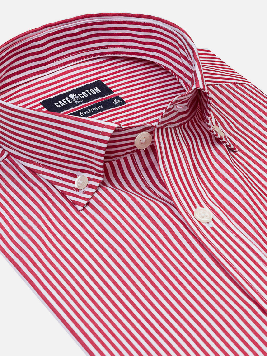 Tailliertes Hemd Jin - Button-Down-Kragen