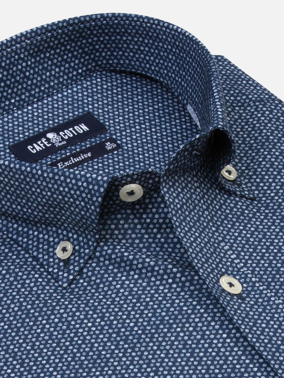 Tailliertes Hemd Luca - Button-Down-Kragen