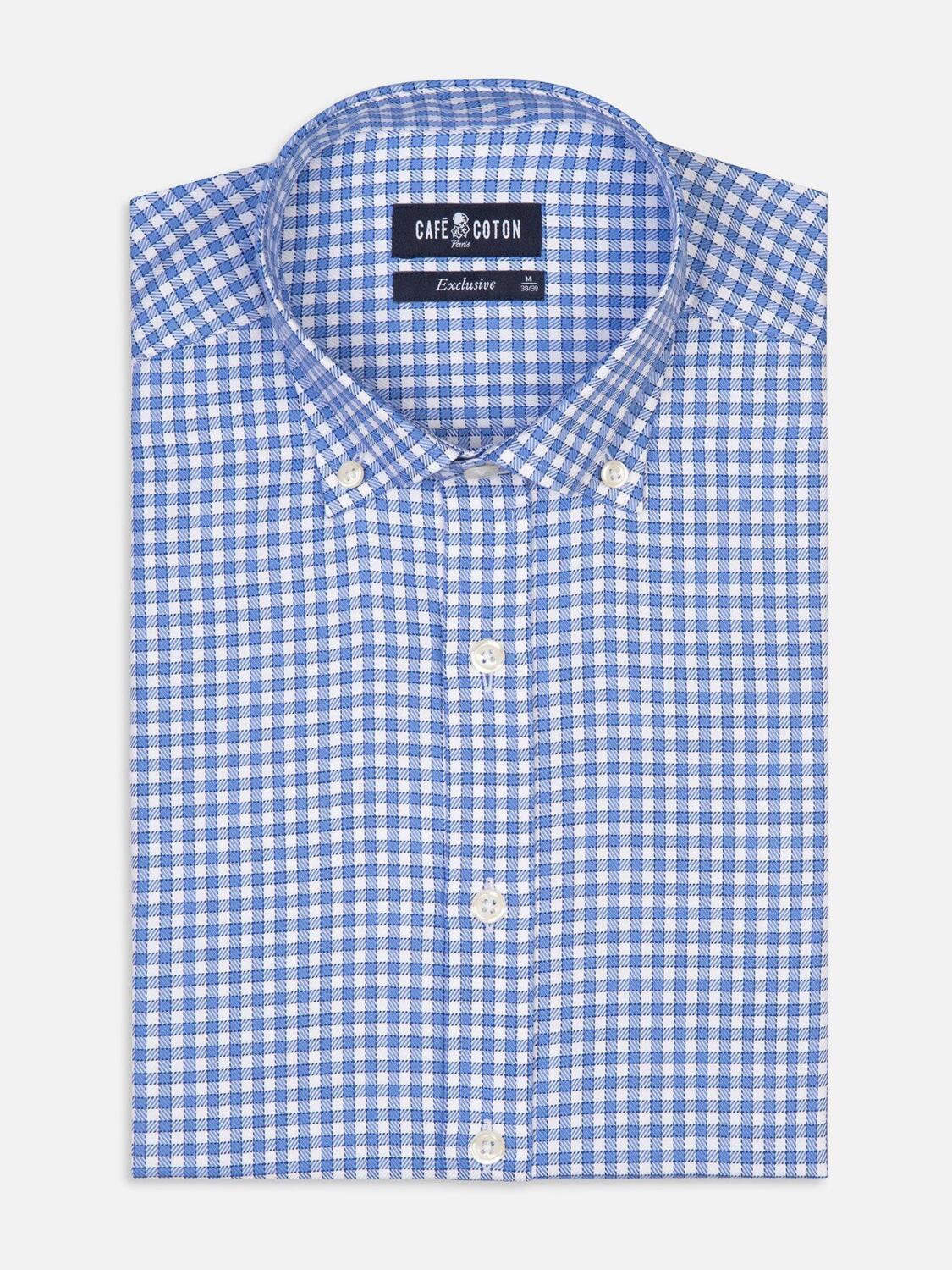 Mark tailliertes Hemd - Button-Down-Kragen