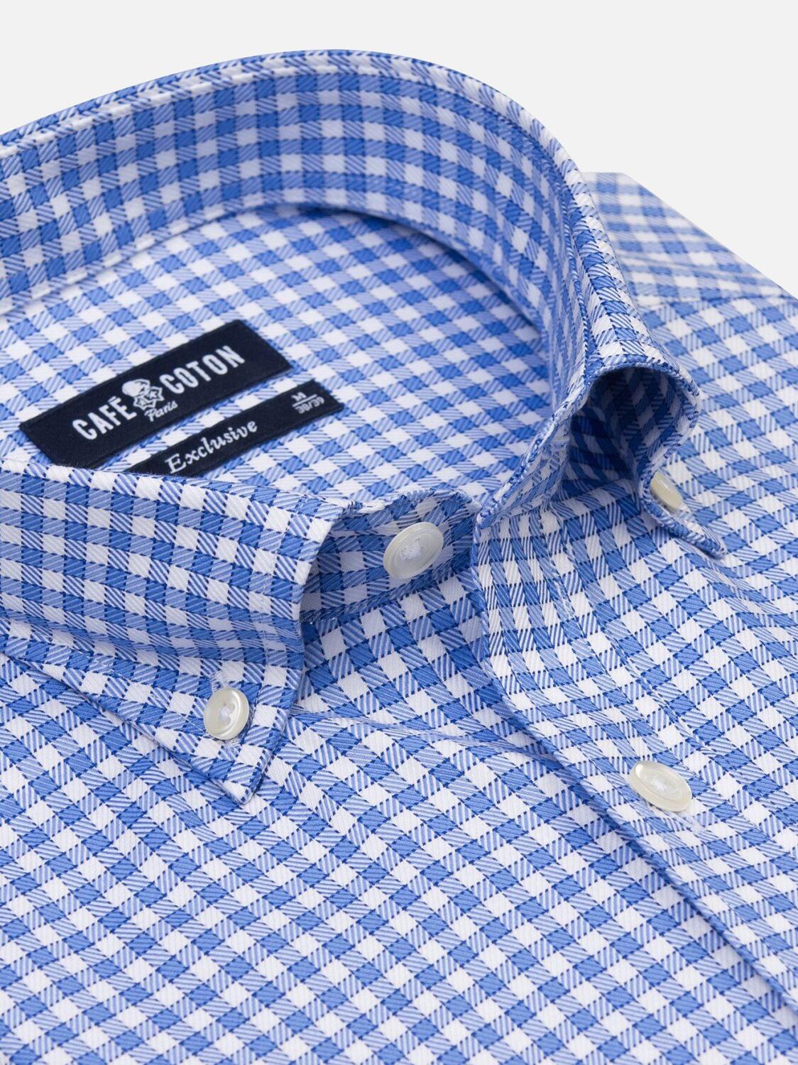 Mark tailliertes Hemd - Button-Down-Kragen