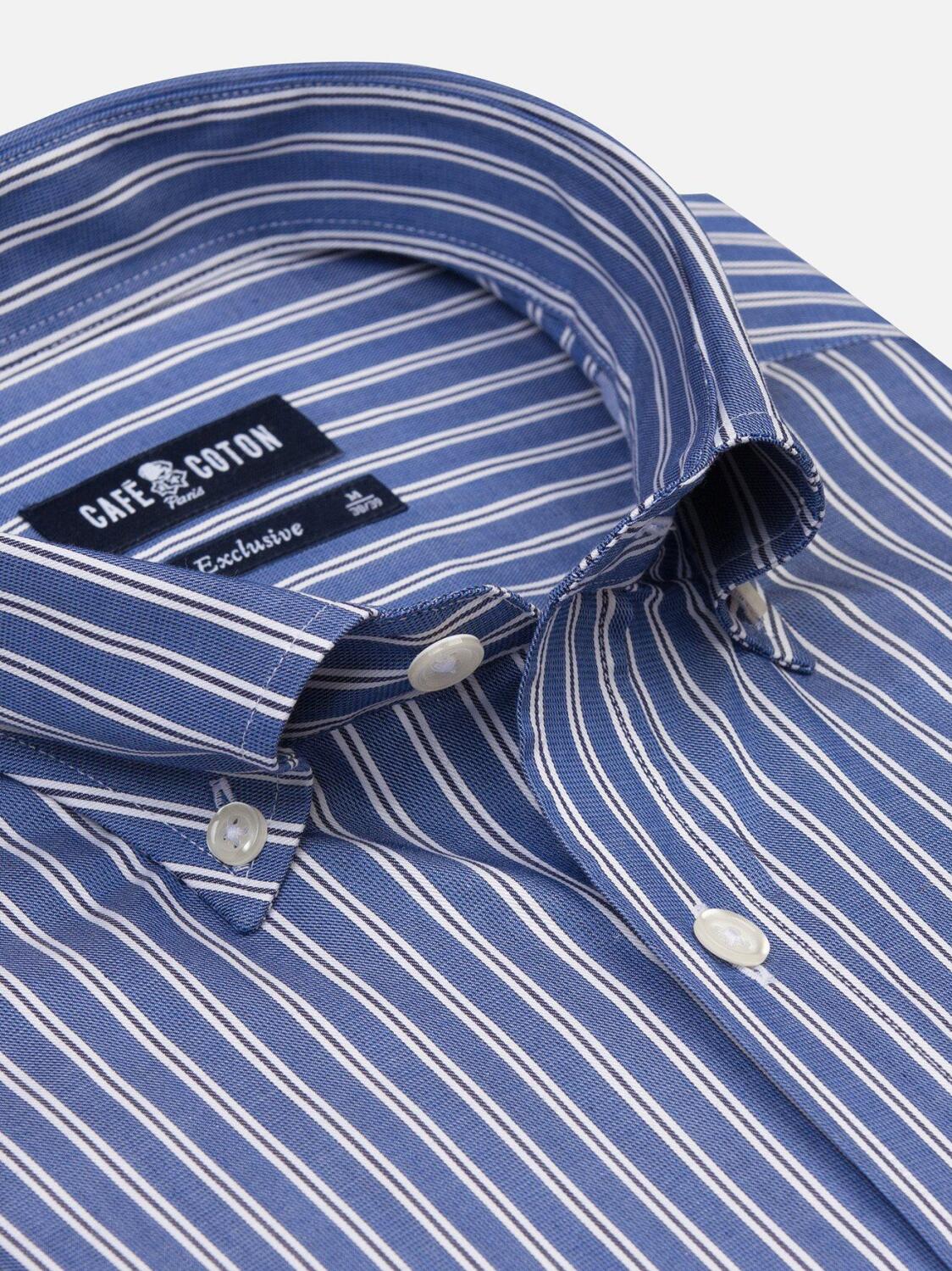 Maxwel tailliertes Hemd - Button-Down-Kragen