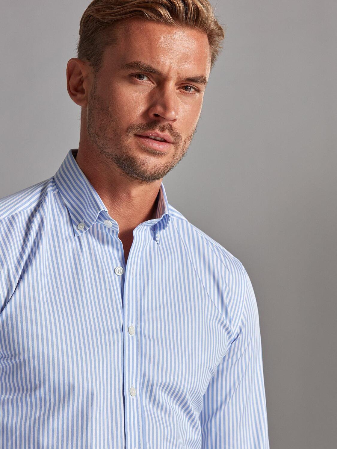 Nick fitted shirt - Buttoned collar
