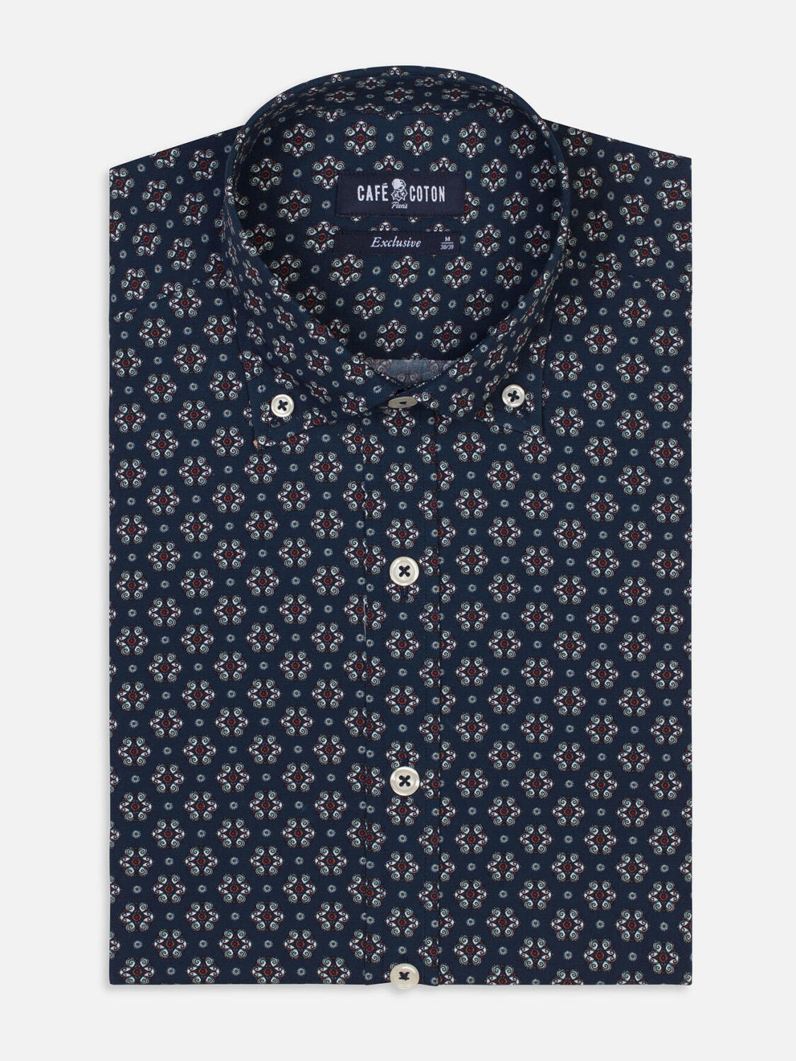 Chemise cintr&eacute;e Nino - Col Boutonn&eacute;
