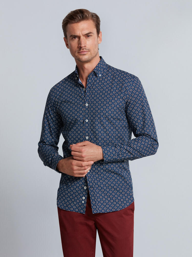 Camicia Nino Slim Fit - Collo abbottonato