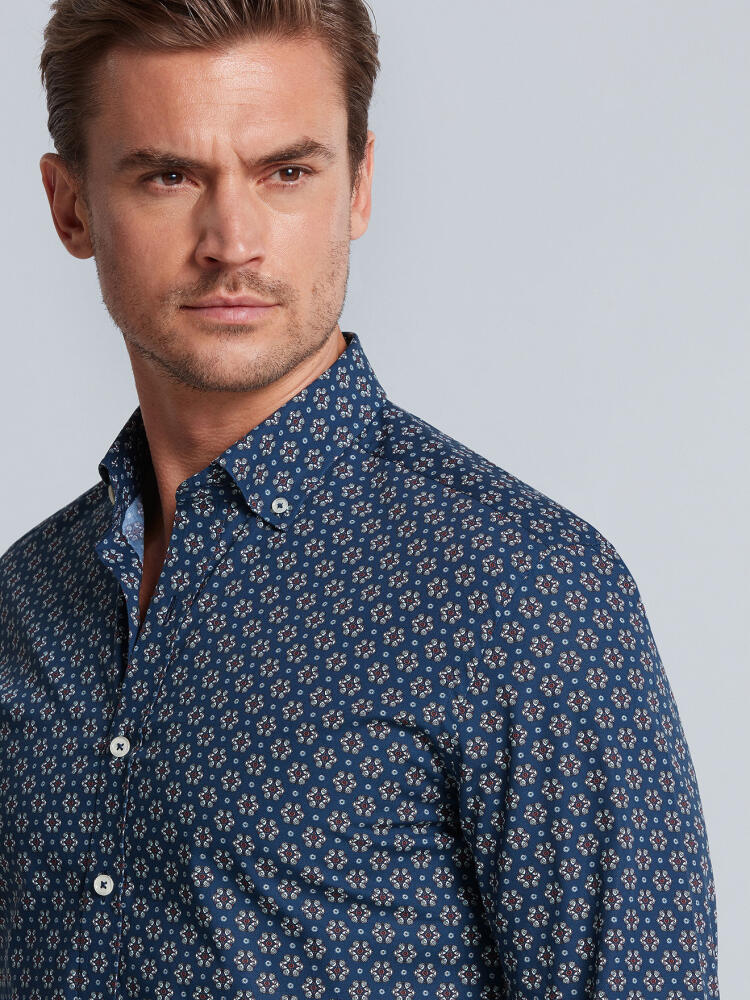 Camicia Nino Slim Fit - Collo abbottonato