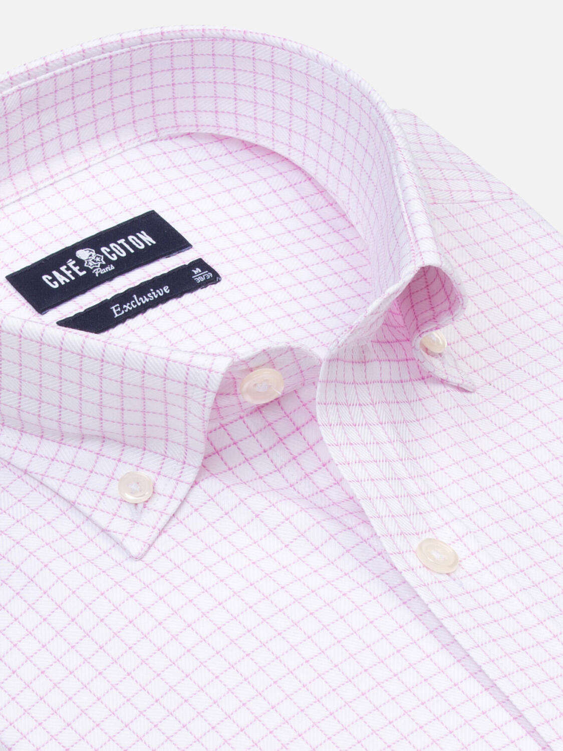 Tailliertes Hemd Oleg - Button-Down-Kragen