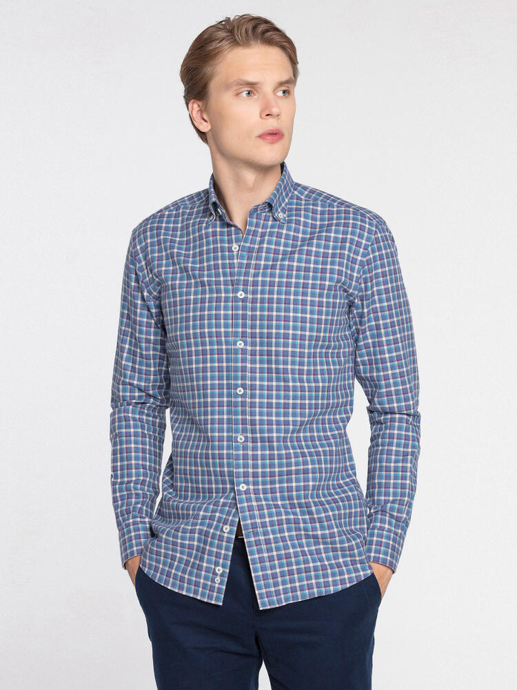 Tailliertes Hemd Pertinence - Button-Down-Kragen