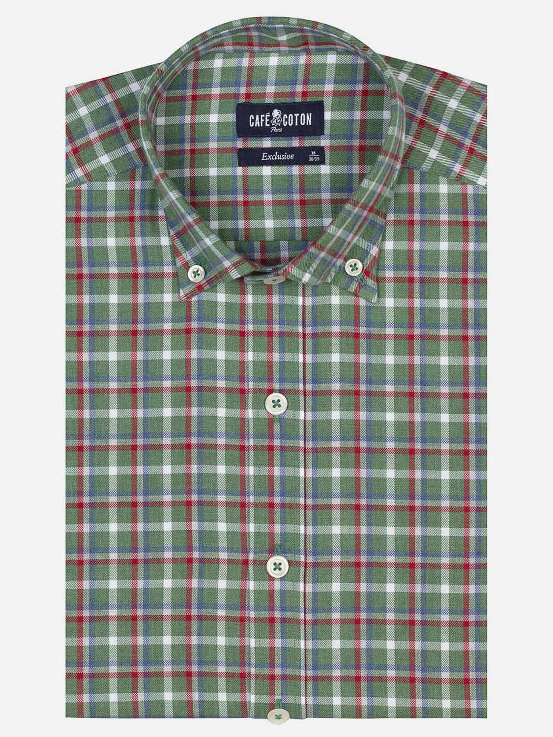 Tailliertes Hemd Pertinence - Button-Down-Kragen