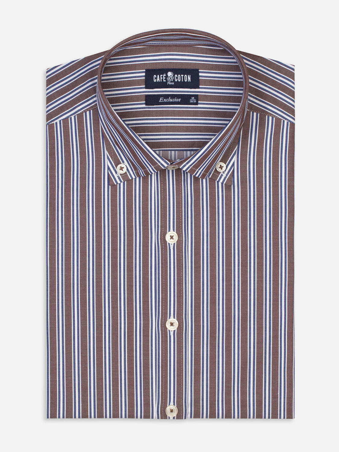 Camicia Pia slim - Collo button-down