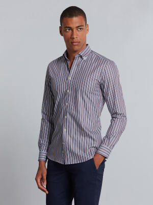 Camicia Pia slim - Collo button-down