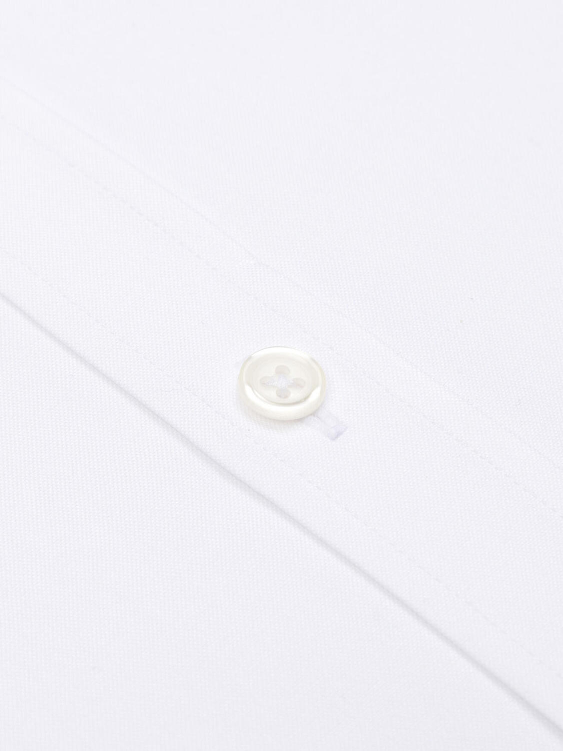 Camicia slim fit a punta bianca - Colletto abbottonato