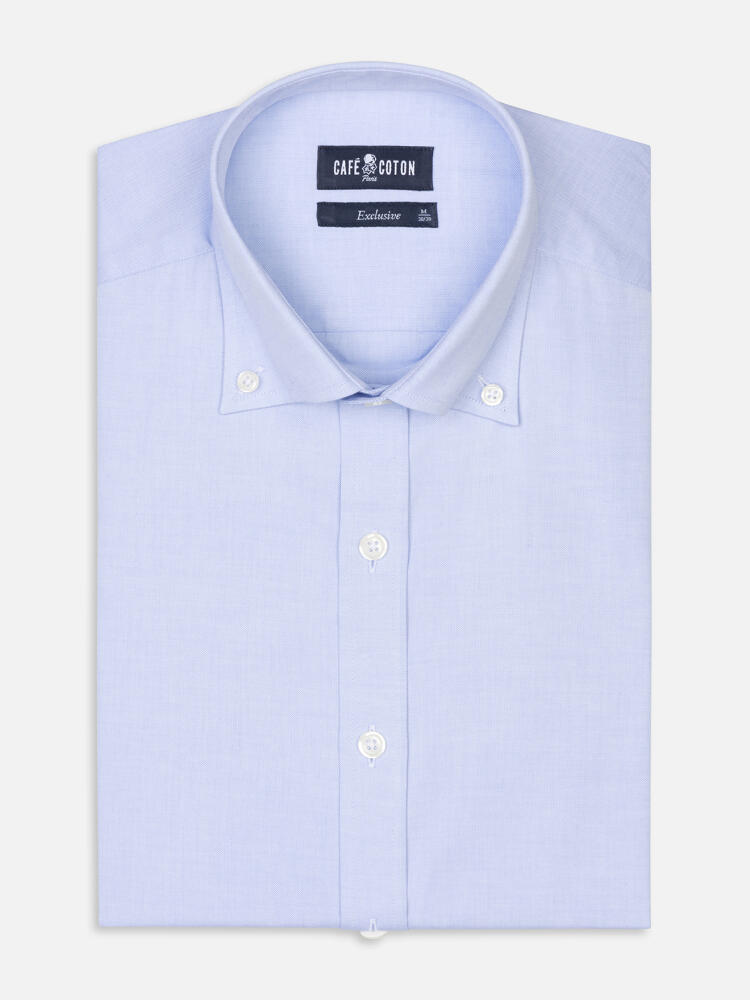 Hemels pin point Slim fit overhemd  - Button-down kraag