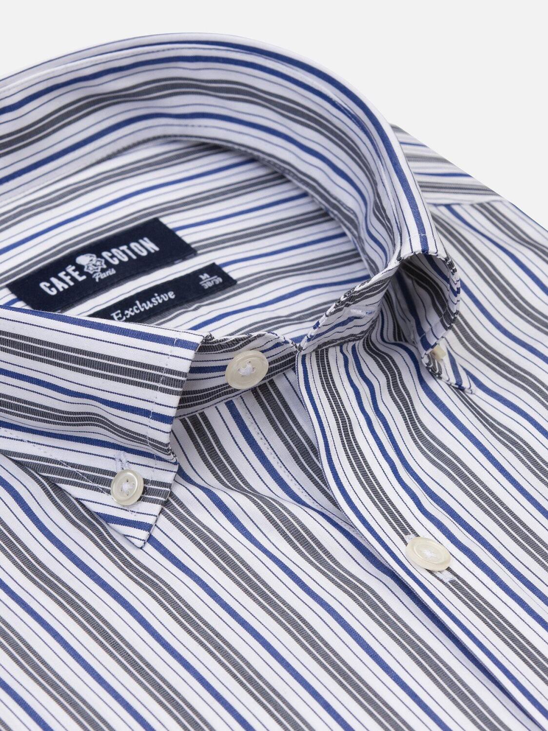 Camicia aderente Riley - Collo abbottonato