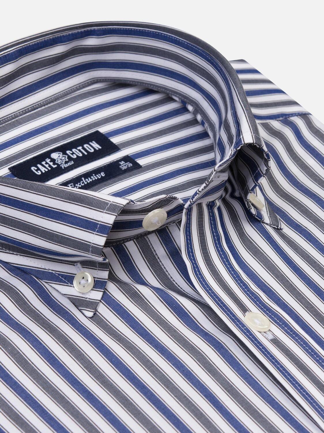 Robin getailleerd overhemd - Buttoned kraag