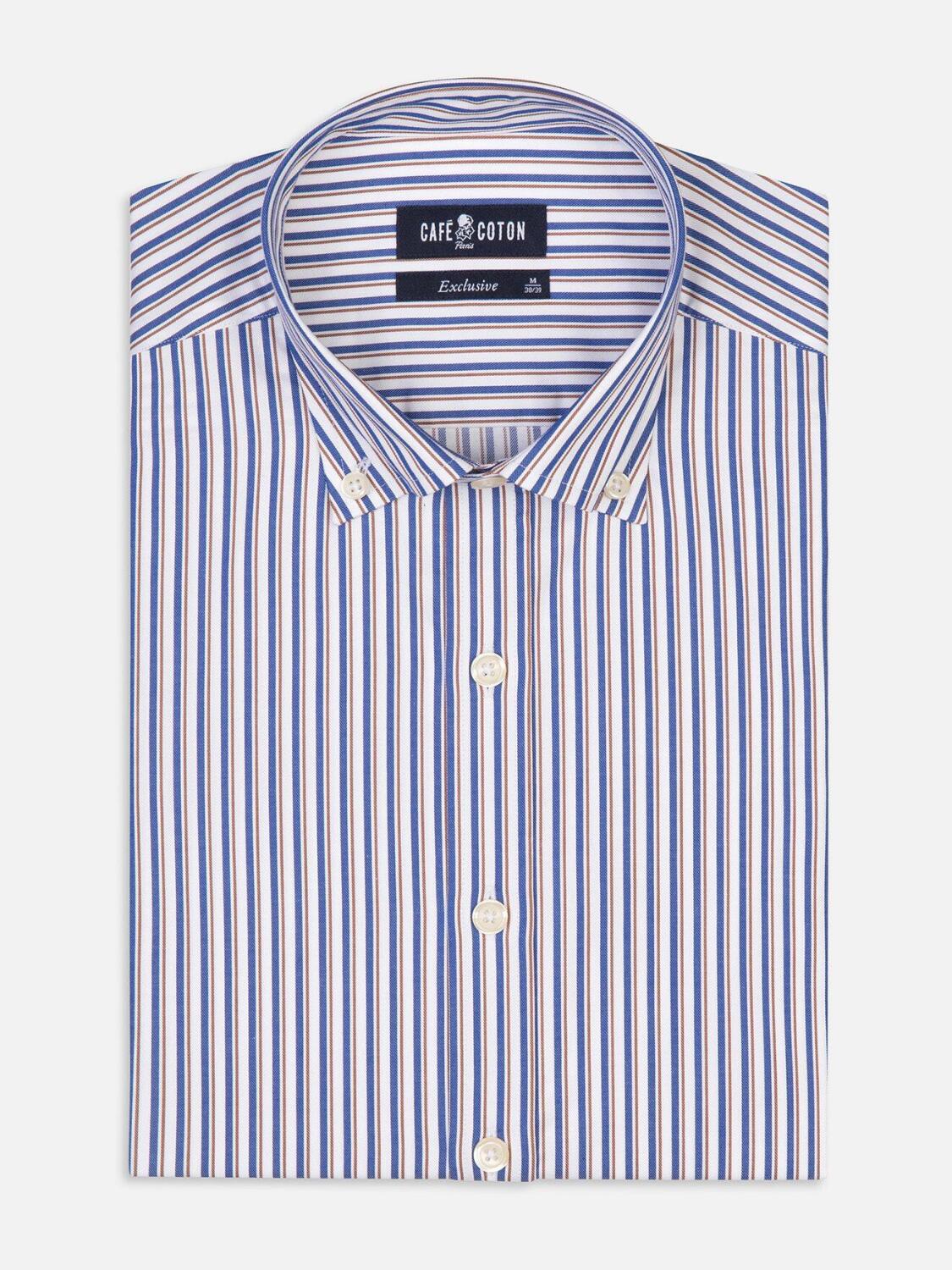 Stanley Slim Fit overhemd - Buttoned kraag