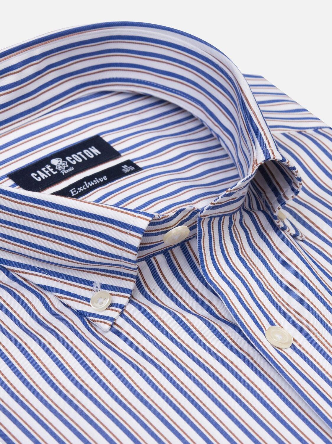 Stanley Slim Fit overhemd - Buttoned kraag