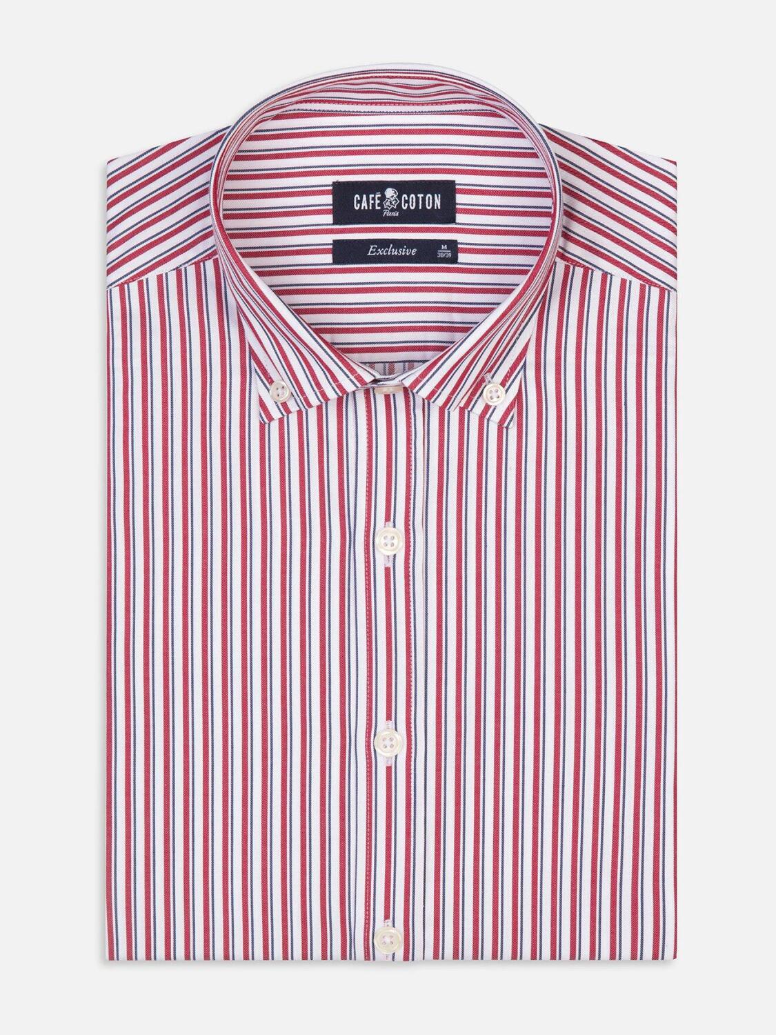 Stanley Slim Fit overhemd - Buttoned kraag