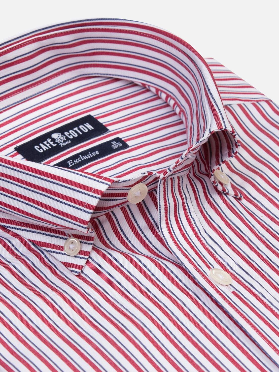 Stanley Slim Fit overhemd - Buttoned kraag