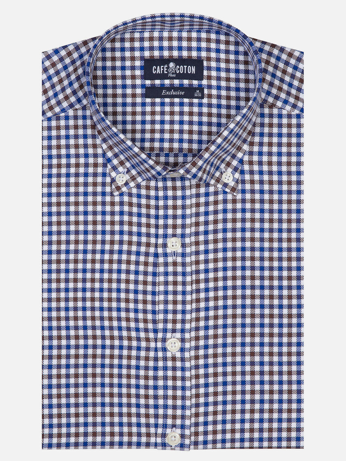 Todd bruin fitted shirt - Buttoned collar