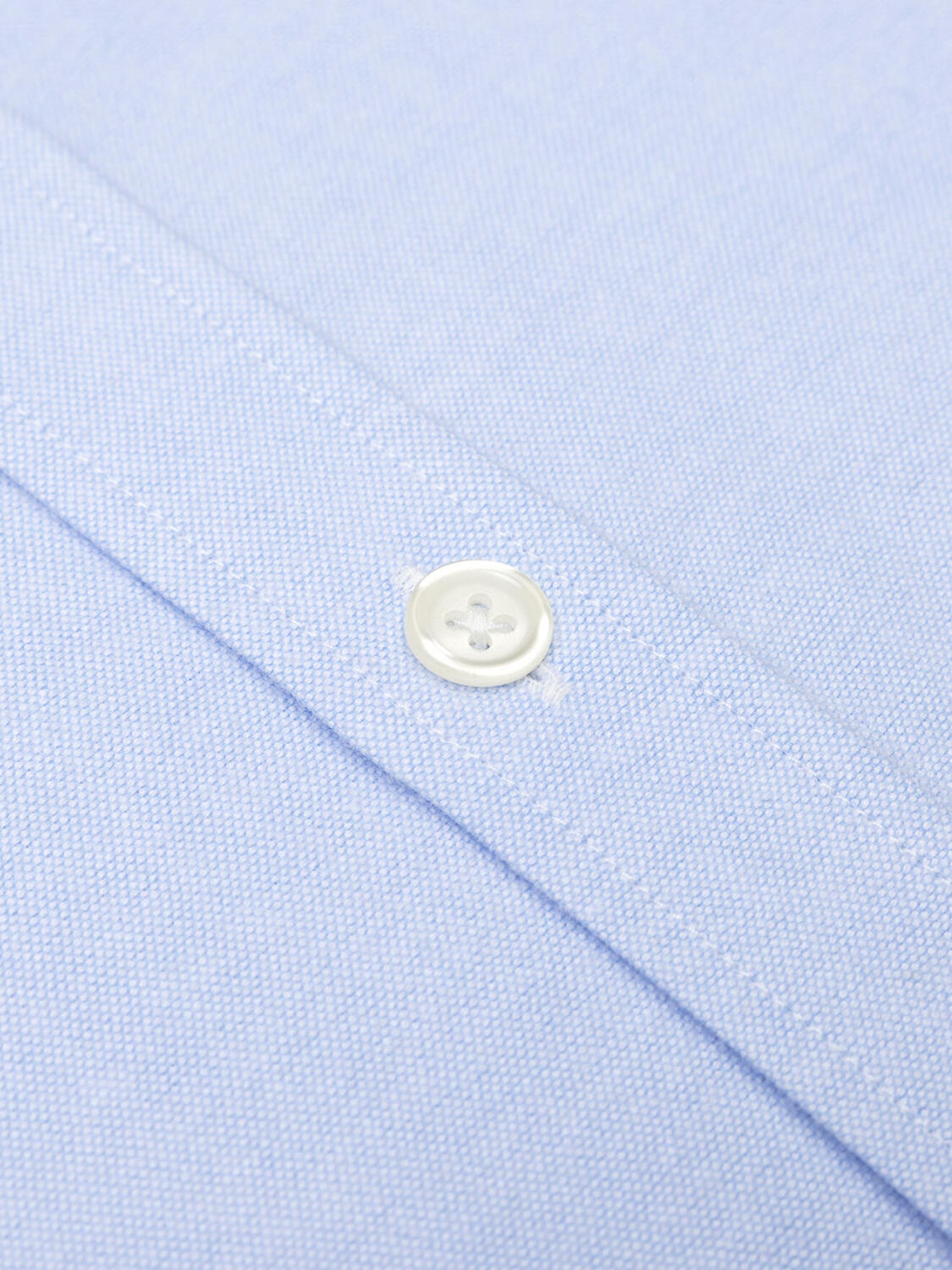 Vils sky brushed oxford slim fit shirt - Button-down collar