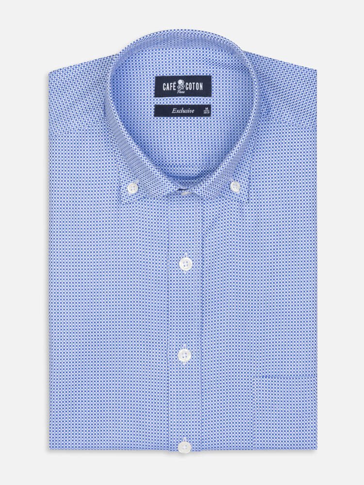 Hemels overhemd Smith  - Button-down kraag