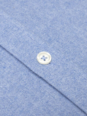 Storm sky flannel shirt - Button-down collar