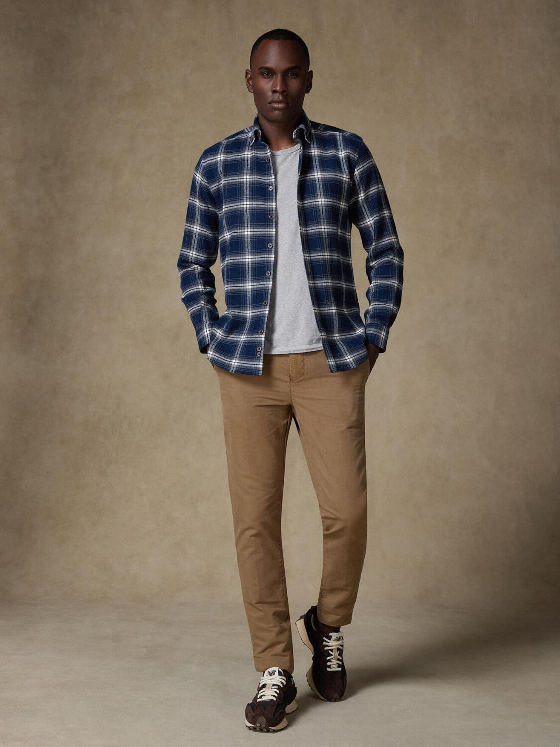 Teddy Tartan Hemd - Button down Kragen