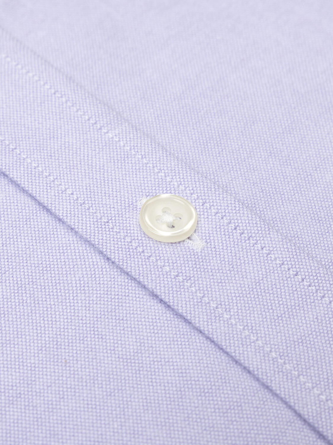 Vils mauve brushed oxford shirt - Button-down collar