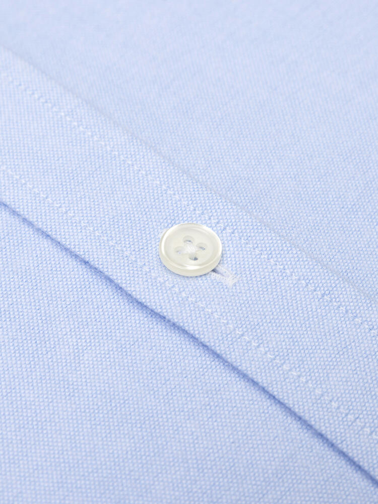 Vils sky brushed oxford shirt - Button-down collar