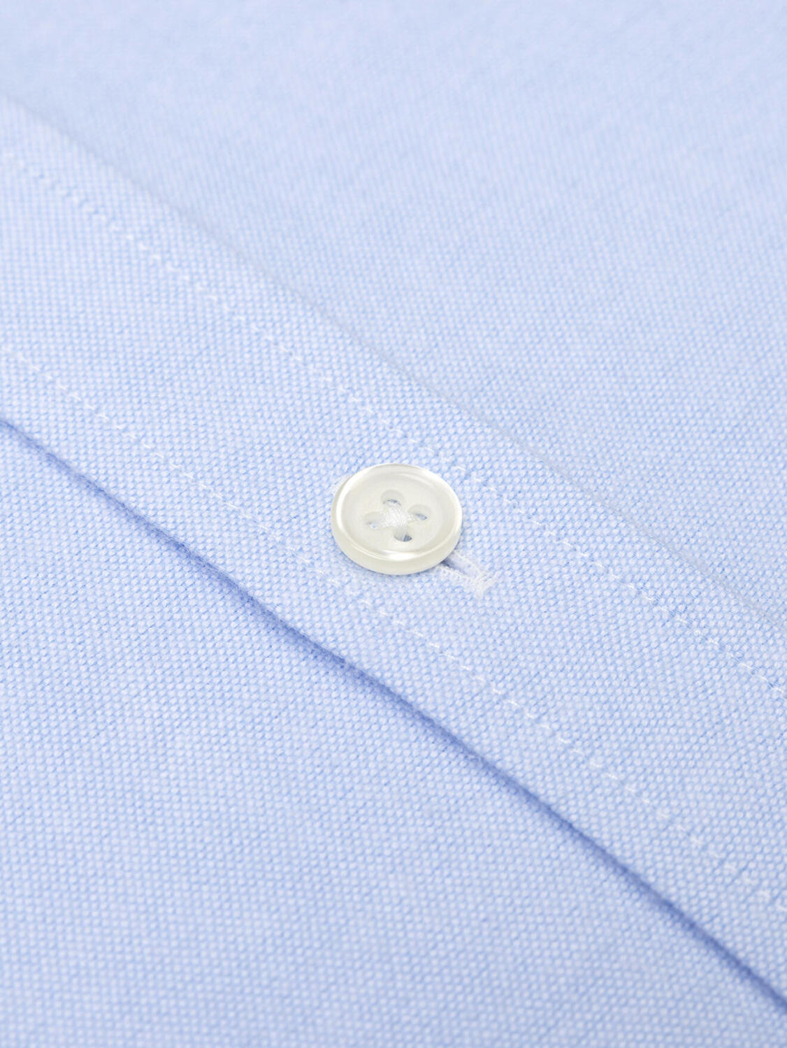 Vils sky brushed oxford shirt - Button-down collar