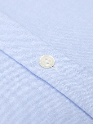 Vils sky brushed oxford shirt - Button-down collar