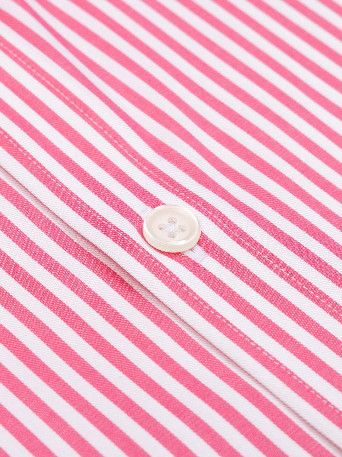 Barry fuchsiaroze gestreept overhemd - Button-down kraag