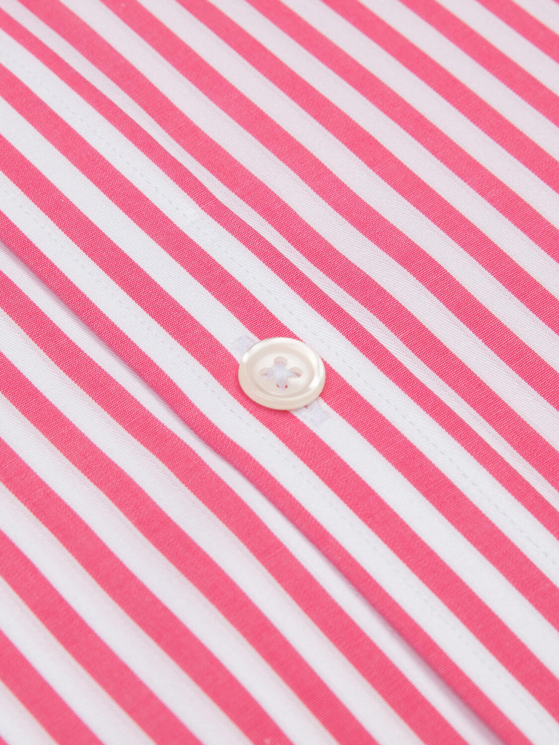 Camicia a maniche corte Chris a righe grenadina - Colletto button-down